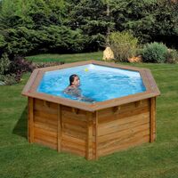 Деревянный круглый бассейн 3,0*3,0*1,3м
